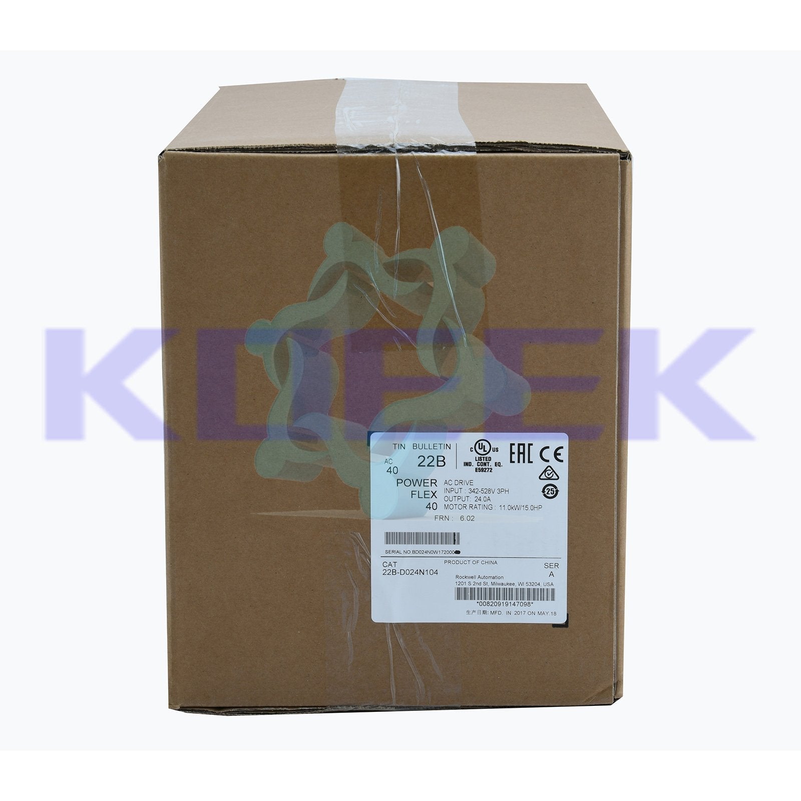 22B-D010N104 KOEED 201-500, 80%, Allen-Bradley, import_2020_10_10_031751, Other