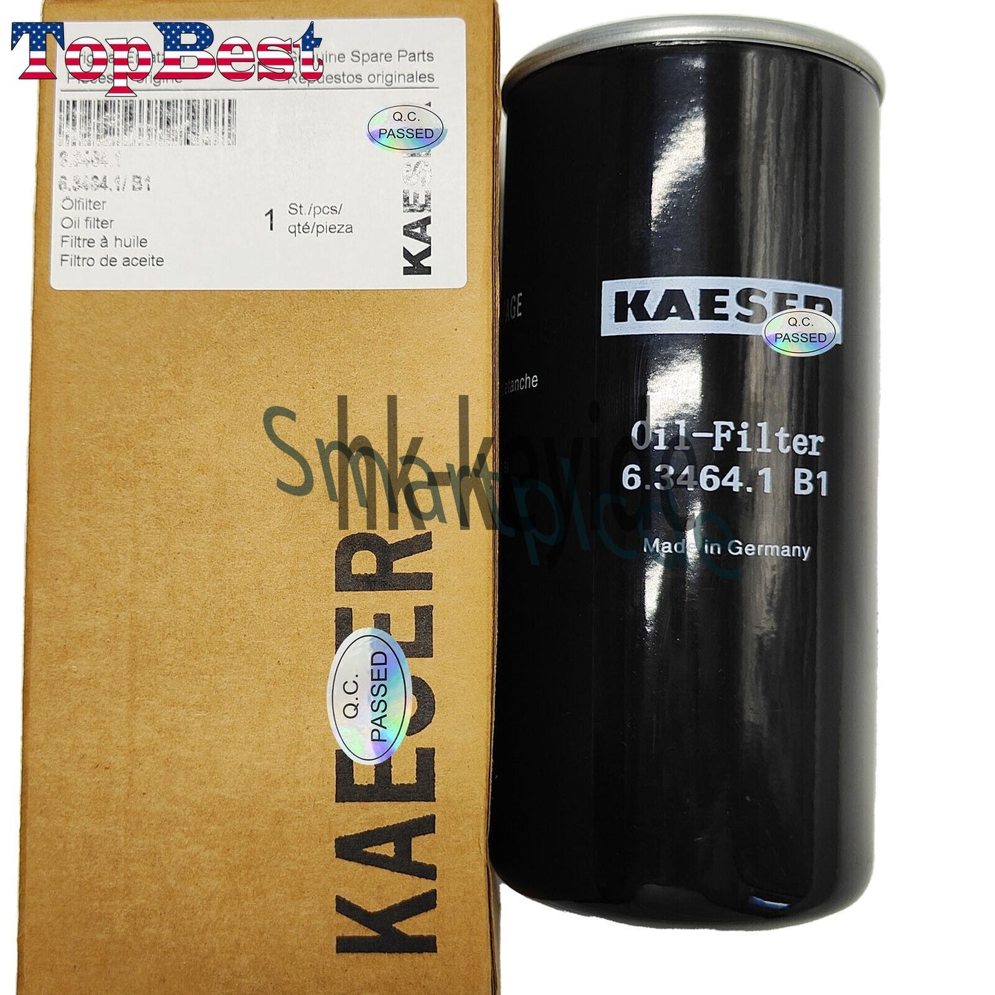 1PCS Oil Filter Element for 6.3464.1 Kaeser Air Compressor 6.3464.1B1 BSD