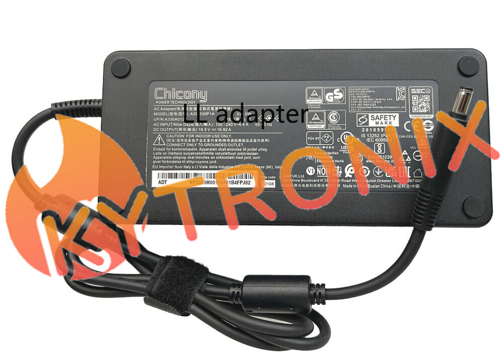 Chicony 19.5V 16.92A 330W A20-330P1A AC Adapter Charger For Acer Predator Helios