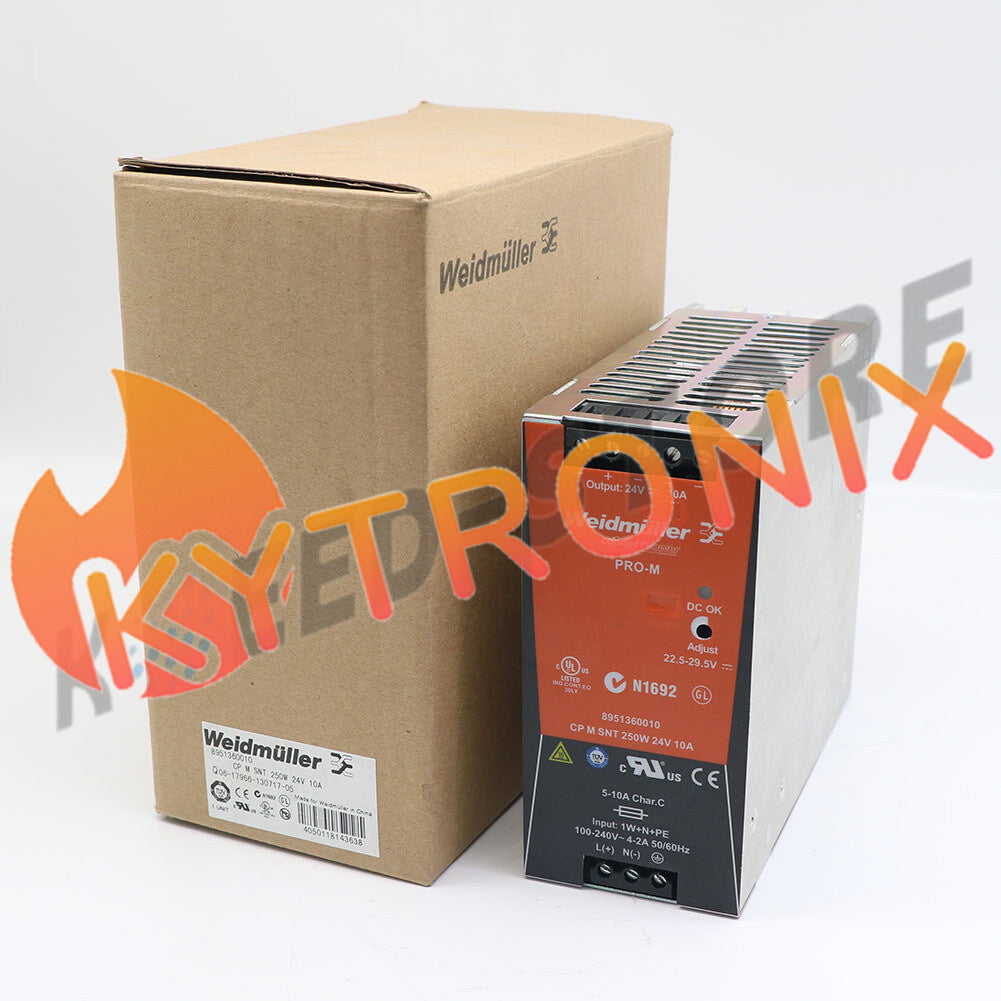 1PCS Weidmuller 8951360010 PRO-M CP M SNT 250W 24V 10A /RS