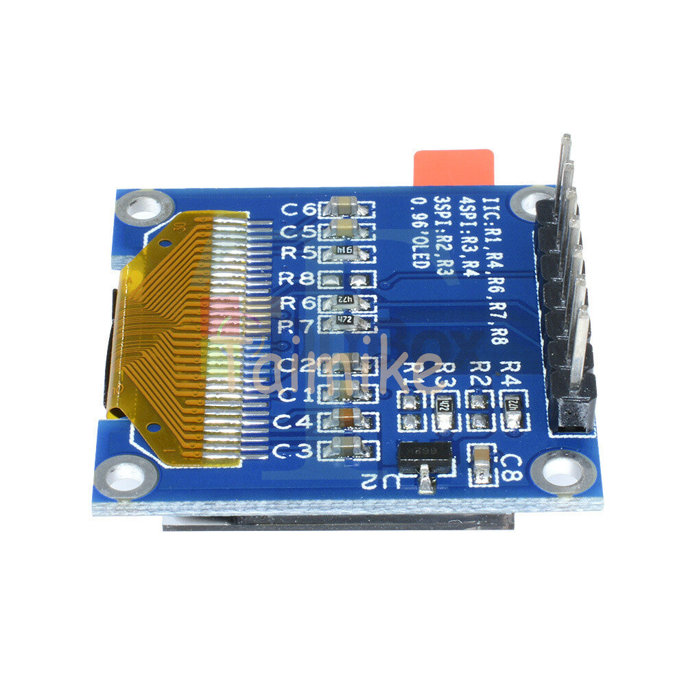 1PCS 0.96" 128X64 OLED LCD I2C 7-pin IIC SPI Serial LED Display Module