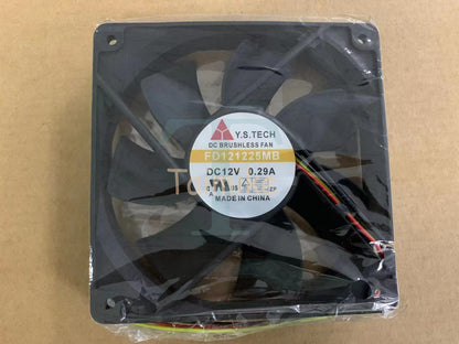 for Y.S.TECH 12025 FD121225MB DC12V 0.29A 12CM double ball cooling fan