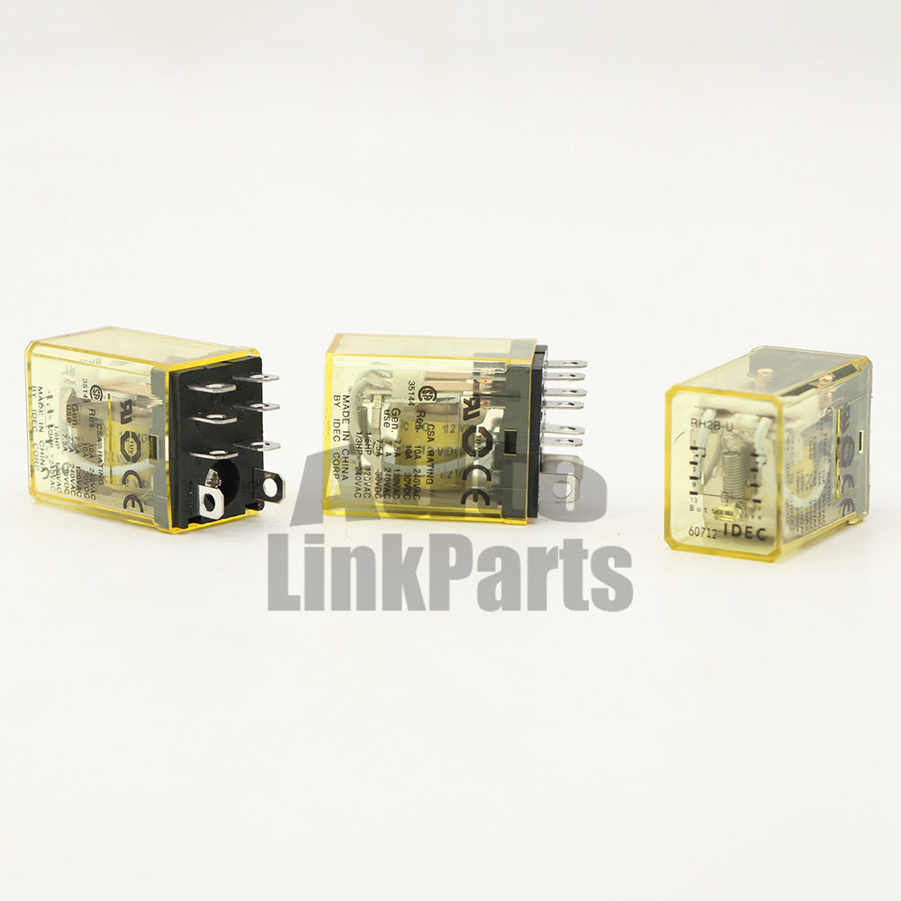 10PCS IDEC RH2B-UL DC12V Power Relay
