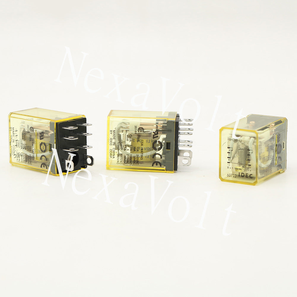 10PCS DC12V RH2B-UL Power Relay IDEC