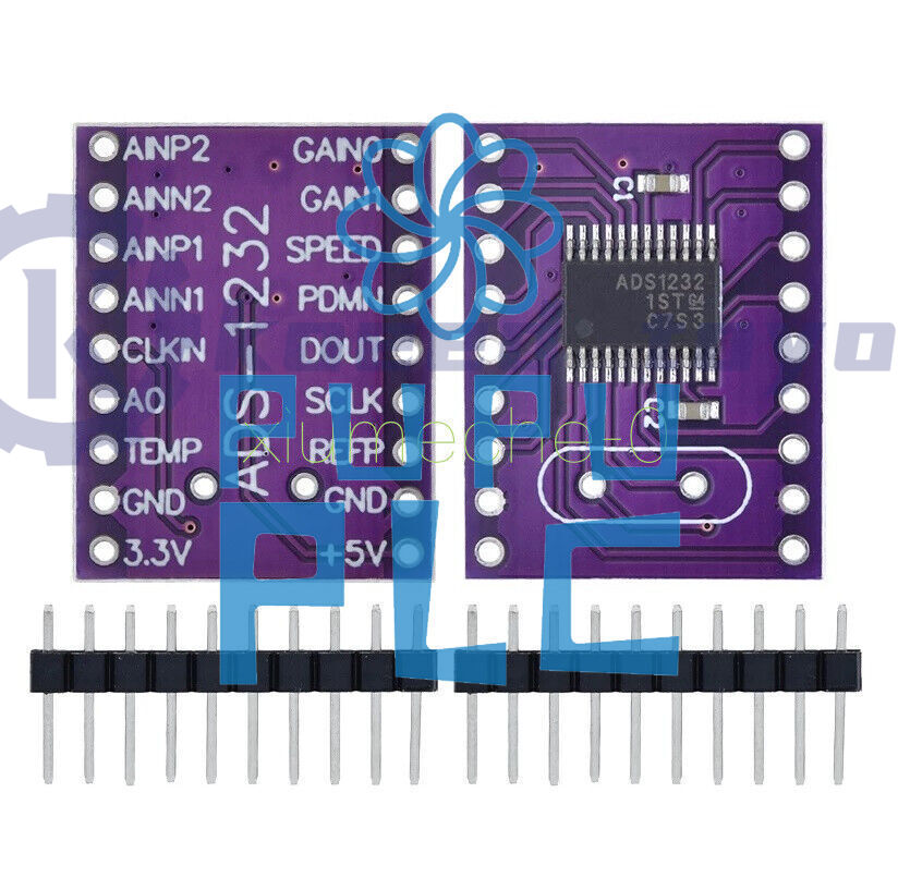 ADS1232 24-bit Ultra Low Noise Analog to Digital Converter Module 2.7V-5.3V