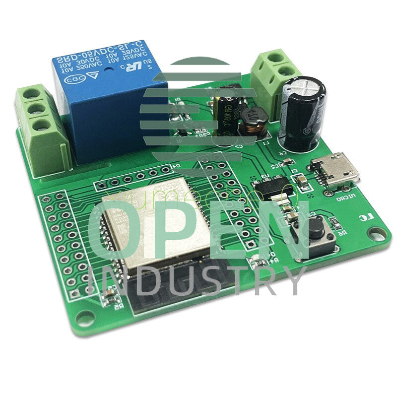 ESP32 Development Board Single Relay Module DC7-60V Micro USB 5V