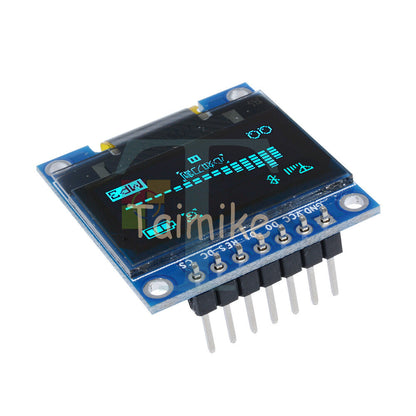 1PCS 0.96" 128X64 OLED LCD I2C 7-pin IIC SPI Serial LED Display Module