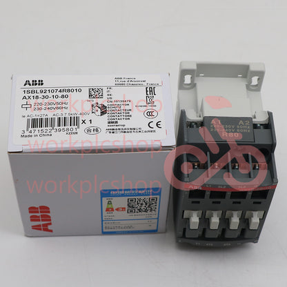 1PCS ABB AX18-30-10-80 Contactor 220-230V50Hz/230-240V60Hz 1SBL921074R8010