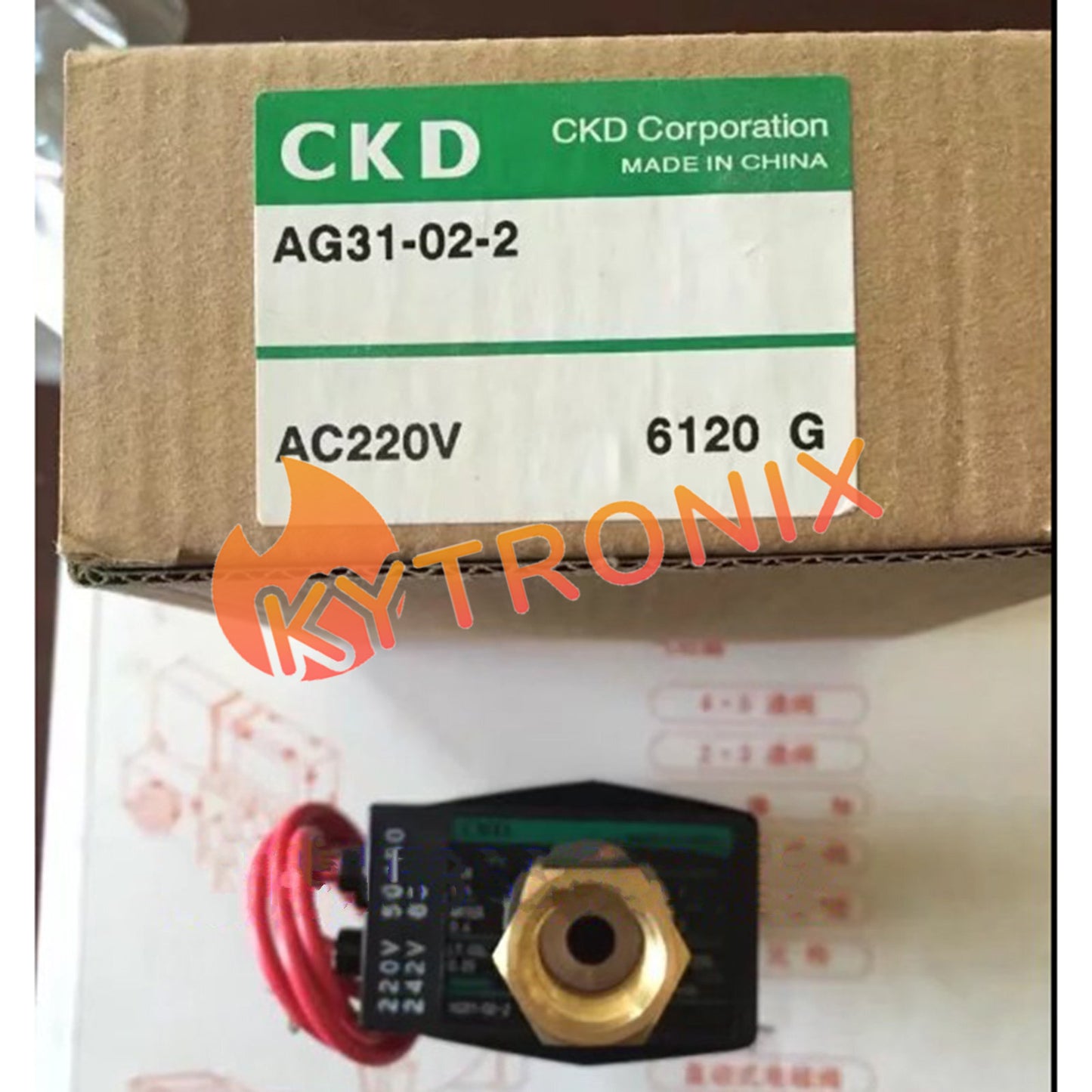 1PC For CKD pneumatic solenoid valve AG31-02-2-AC220V Free Shipping#QW #F
