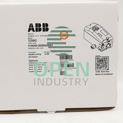 1PCS ABB V18345-2020420001 5.00 Valve Positioner 20-90PSI Analog 4-20mA