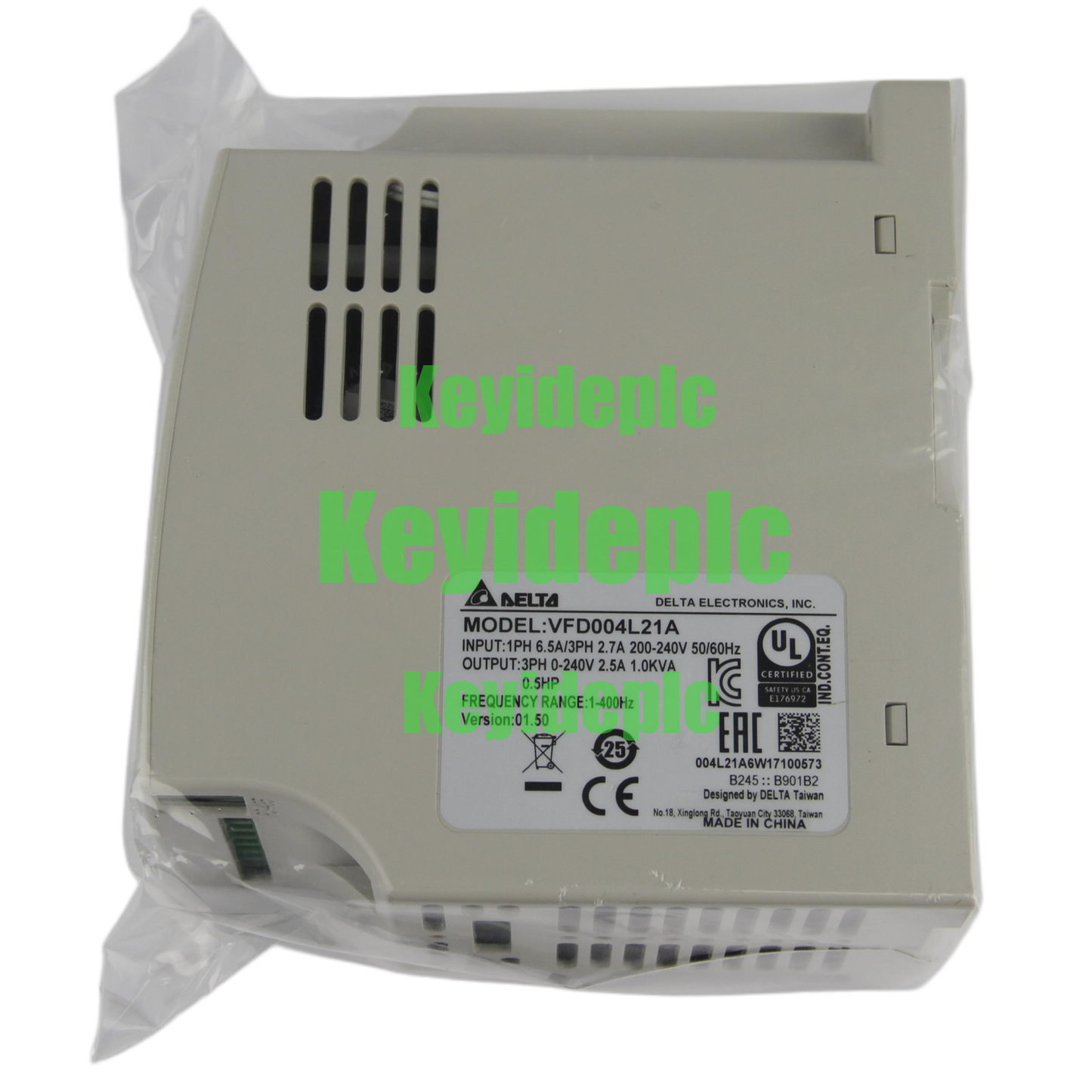 VFD004L21A 0.4KW 220V Frequency Converters for Delta #ke