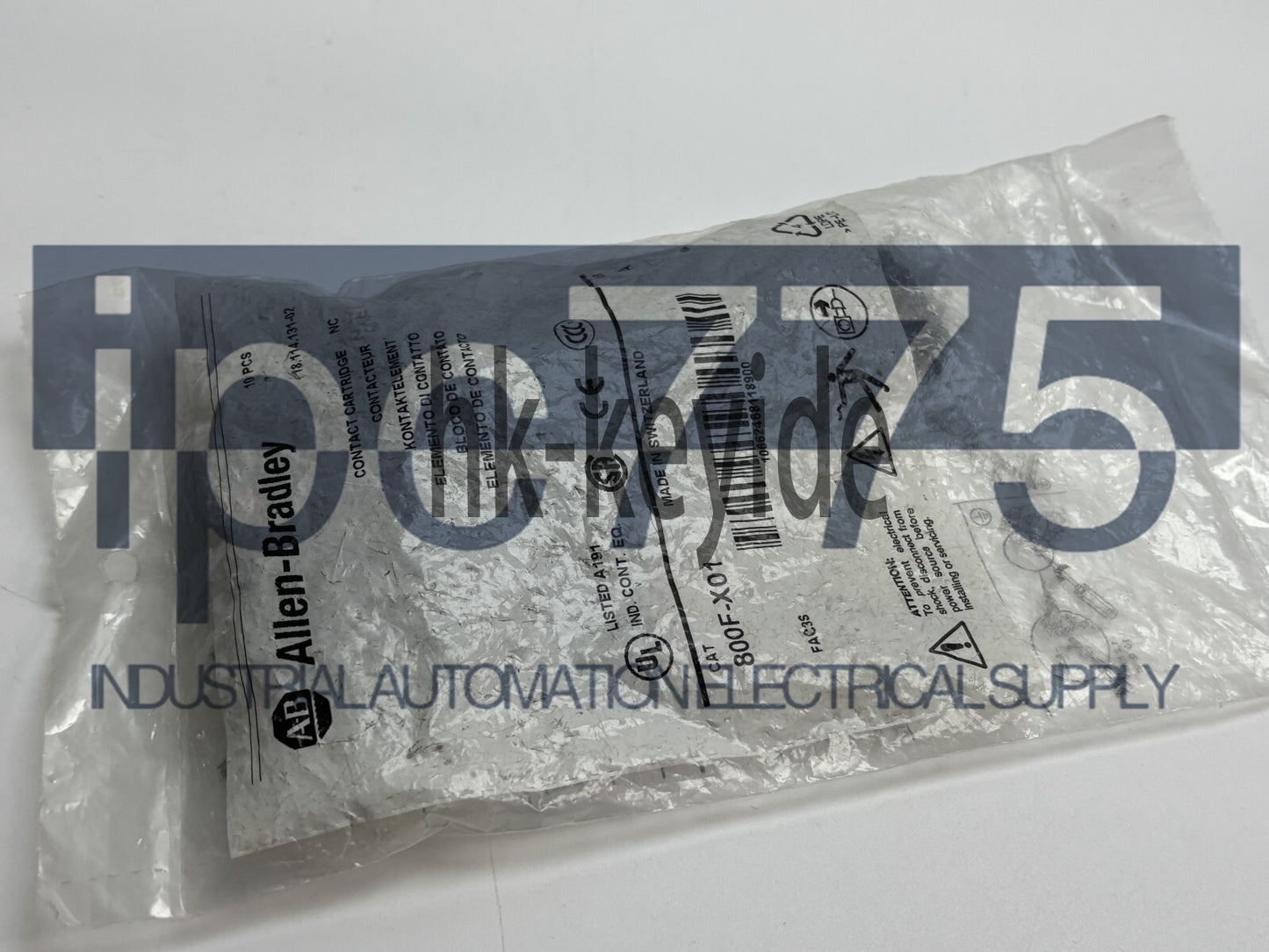 800FX01 10PCS Allen Bradley 800F-X01 contact block Fast delivery