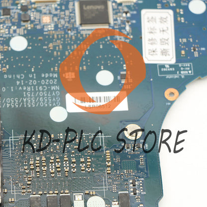 1PCS Lenovo Legion 5-15IMH05H MB 5B20S44528 i7-10750H GTX1660TI