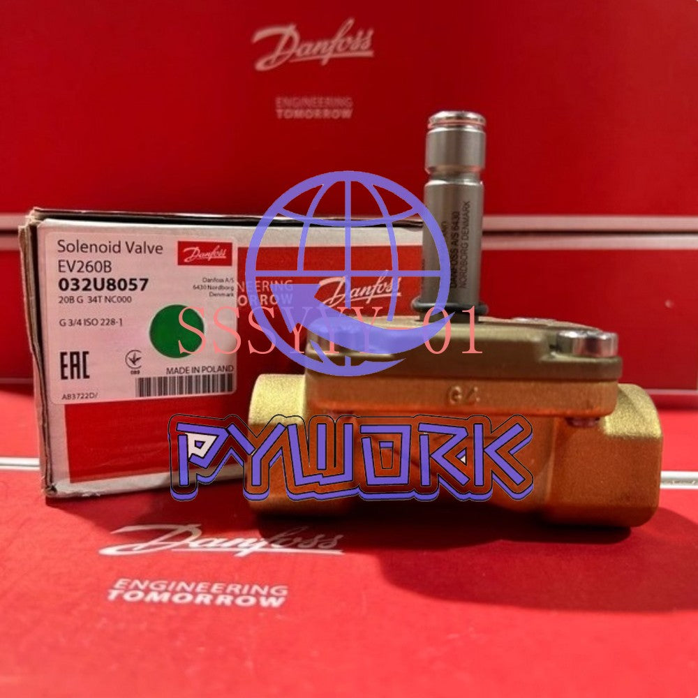 1Pcs Danfoss Solenoid Valve 032U8057 Free shipping