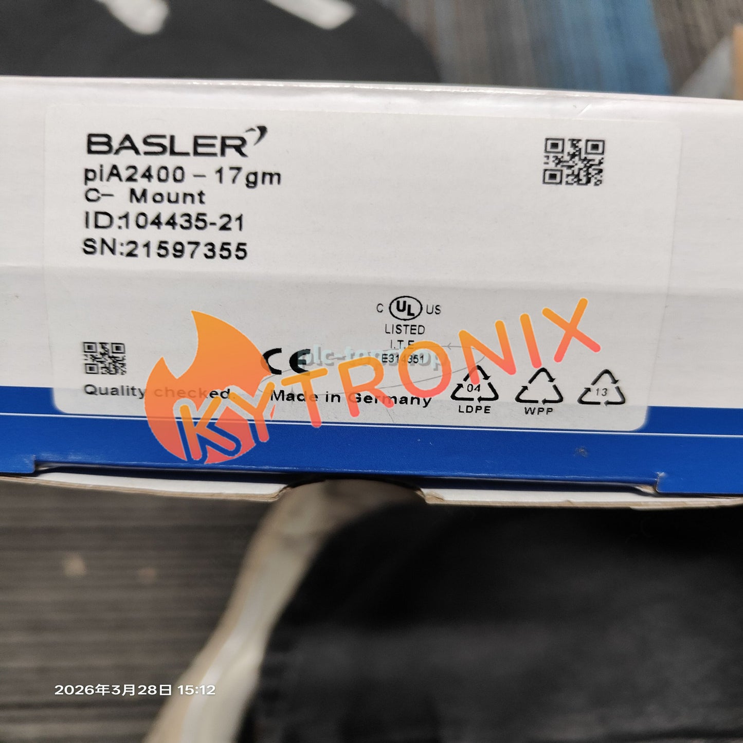 1PCS basler PIA2400-17gm plc
