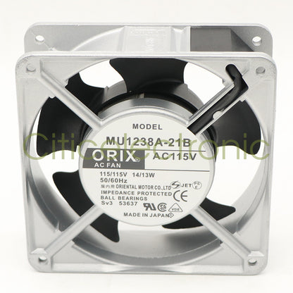 1PCS ORIX MU1238A-21B AC115V 14/13W 120*120*38 mm 120mm fan #CI
