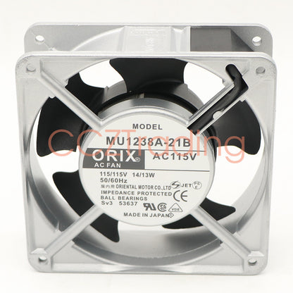 1PCS ORIX MU1238A-21B AC115V 14/13W 120*120*38 mm 120mm fan #CC