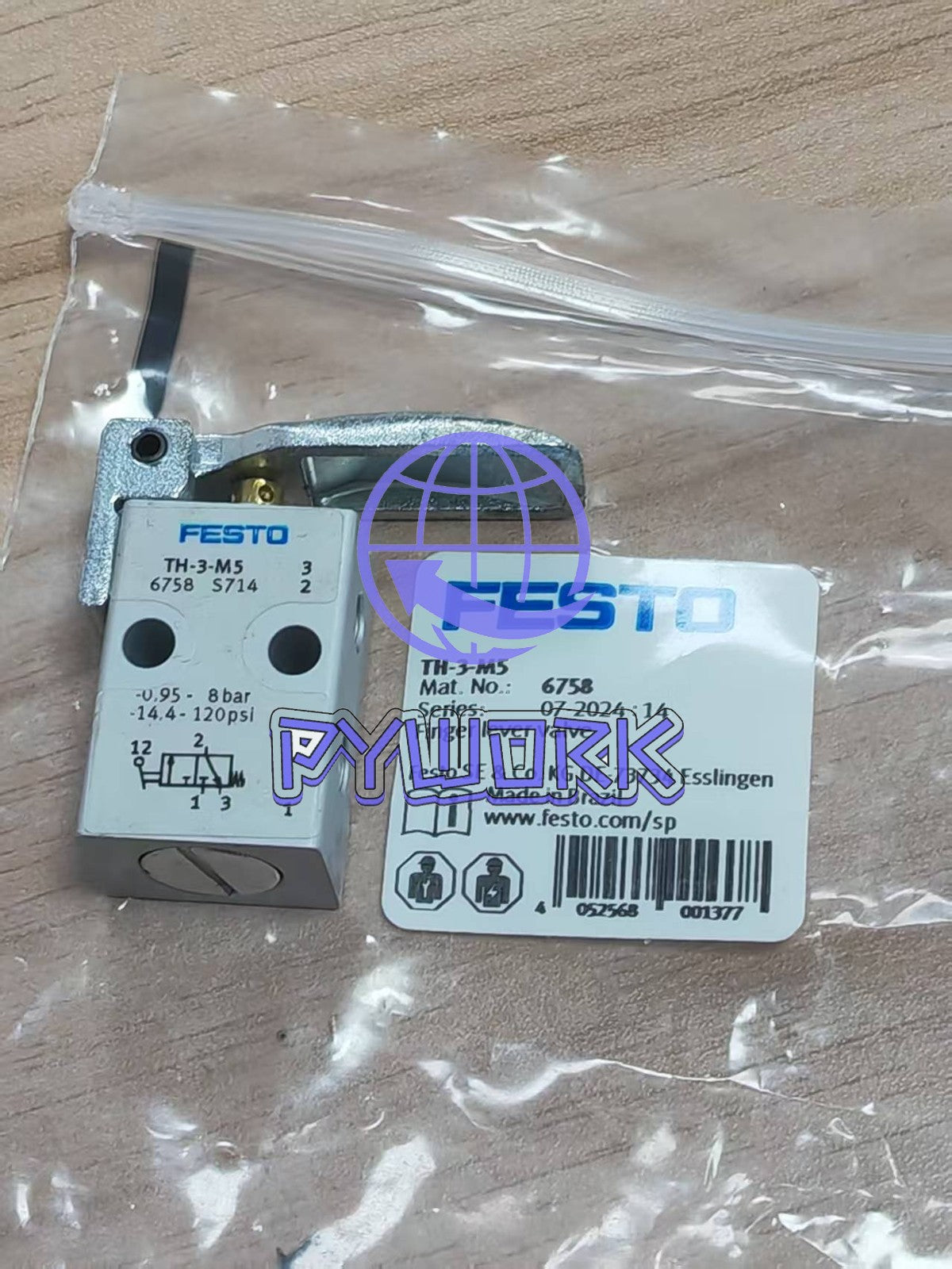 1Pcs FESTO TH-3-M5 6758 Valve TH3M5 Free Shipping