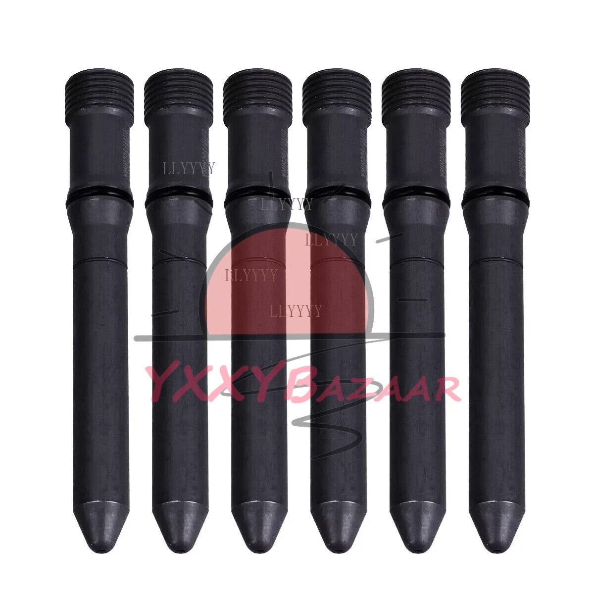 6PCS 24V Injector Connector Tubes 3944833 Fits for Cummins 1998-02 Dodge 5.9L