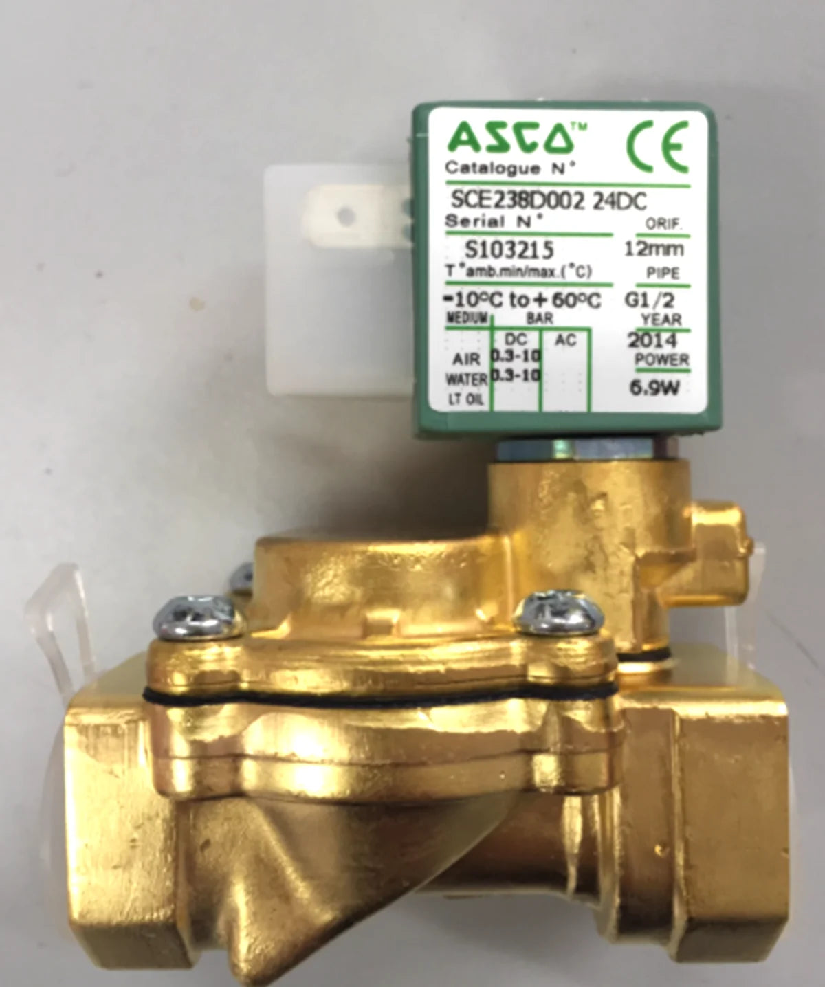 24VDC Solenoid Valve ASCO SCE238D002 - ASCO [1]