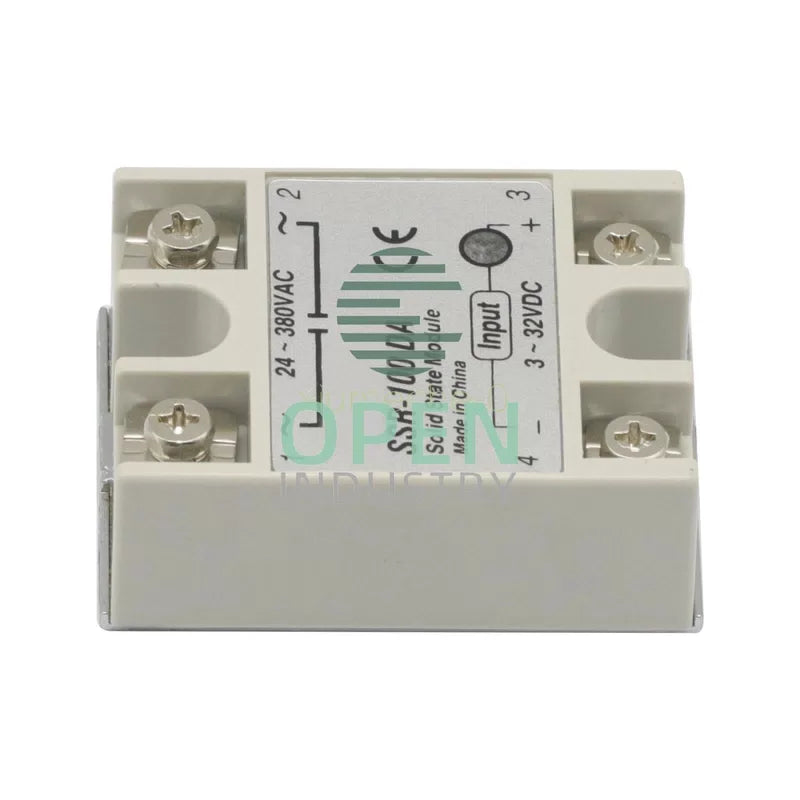 24V-380V 100A 250V SSR-100 DA Solid State Relay Module 3-32V DC To AC [2]