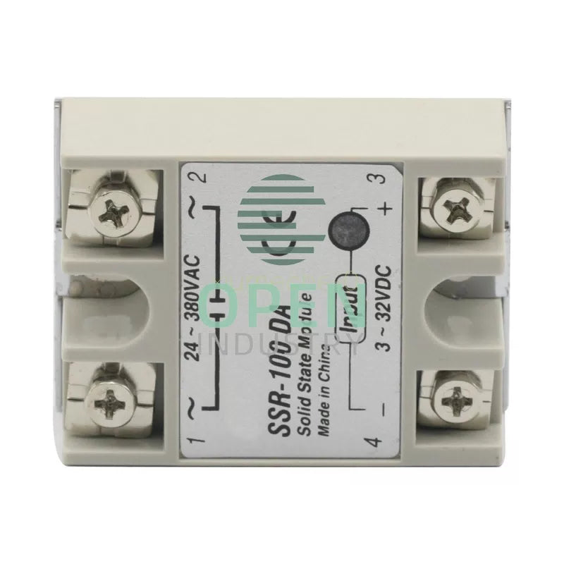 24V-380V 100A 250V SSR-100 DA Solid State Relay Module 3-32V DC To AC [4]