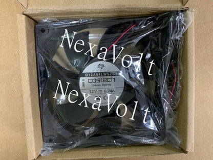 1PC COSTECH Sleeve Bearing 12025 D12A04LWSZC0 12V 0.24A 12CM Cooling Fan
