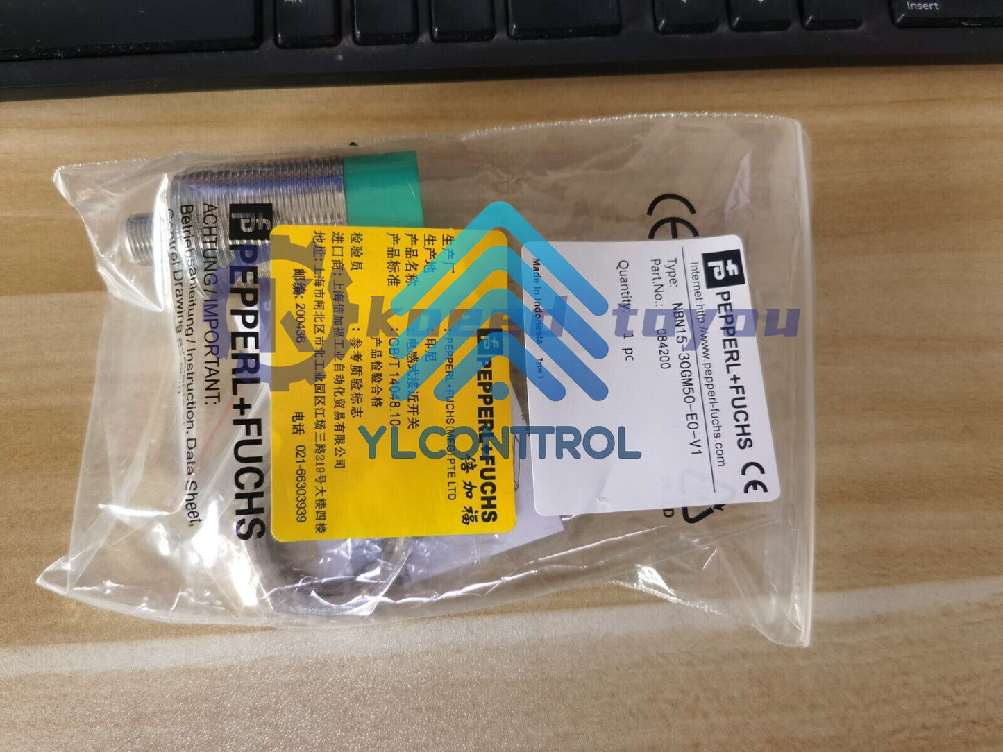 1Psc Pepperl + Fuchs NBN15-30GM50-E0-V1 Proximity Sensor
