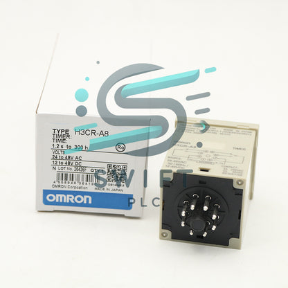 1x Omron H3CR-A8 H3CRA8 24-48VAC 12-48VDC Timer