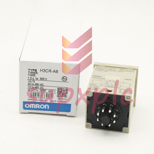 1x Omron H3CR-A8 H3CRA8 24-48VAC 12-48VDC Timer