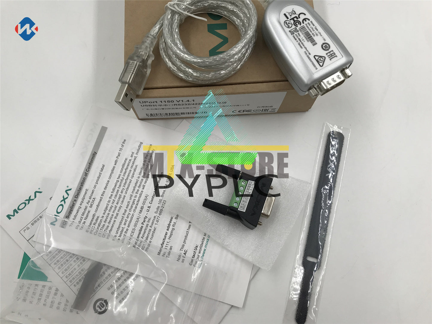 1Pcs MOXA UPort1150 (up1150) USB Serial Converter RS232/422/485
