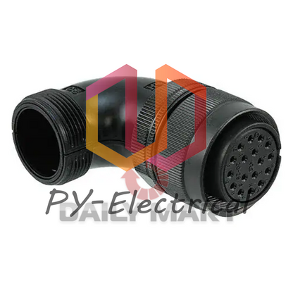 AMPHENOL MS3108B20-29S Circular MIL Right-Angle Connector Plug 17-Pin
