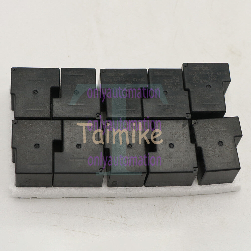 (10PPC) SONG CHUAN 832A-1A-F-C-B 12VDC Power Relay 30A 4Pins