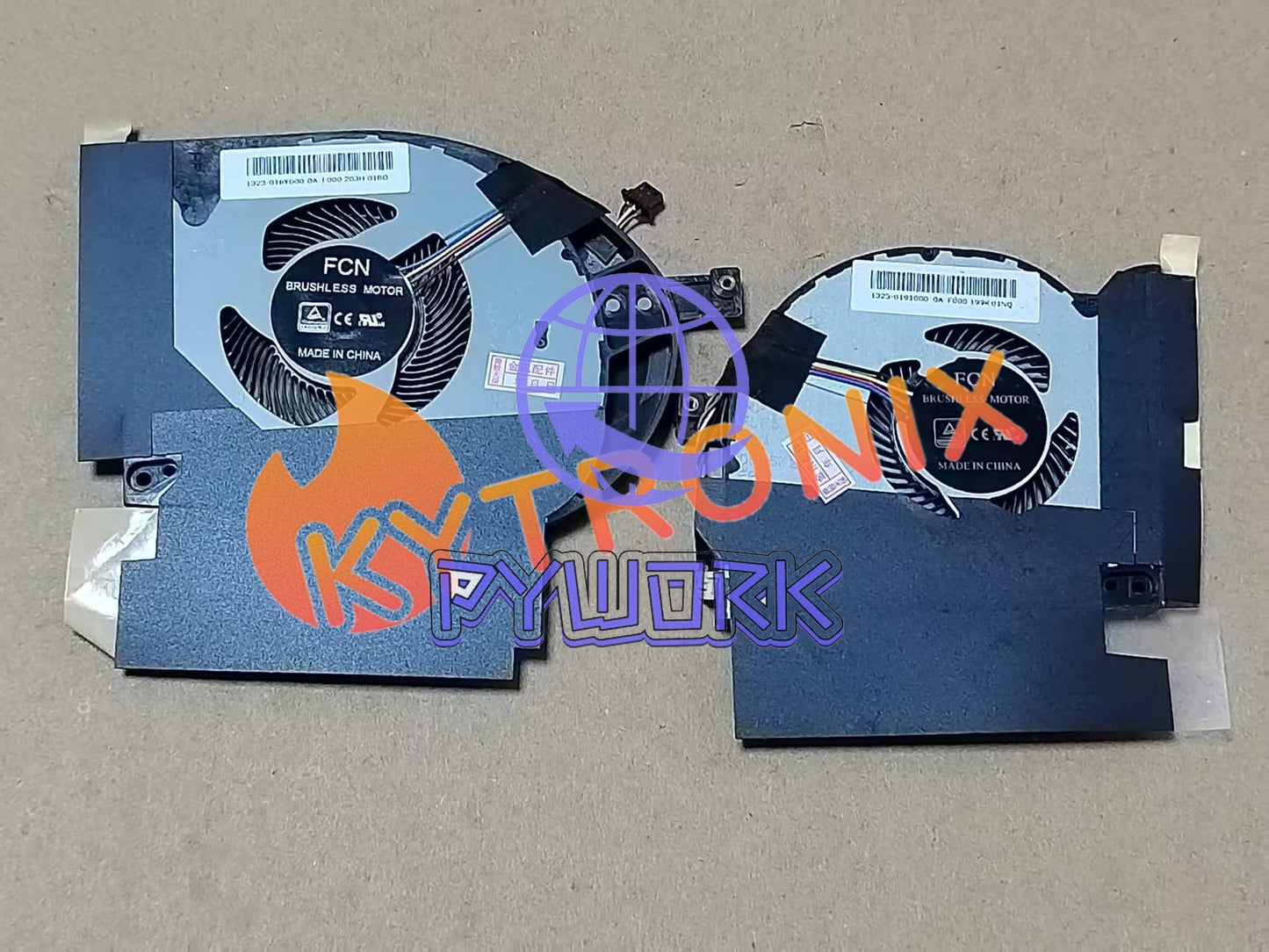 For ALIENWARE M17 R1 P37E001 CPU GPU Cooler FAN 0V1FR8 0HDMFX ~