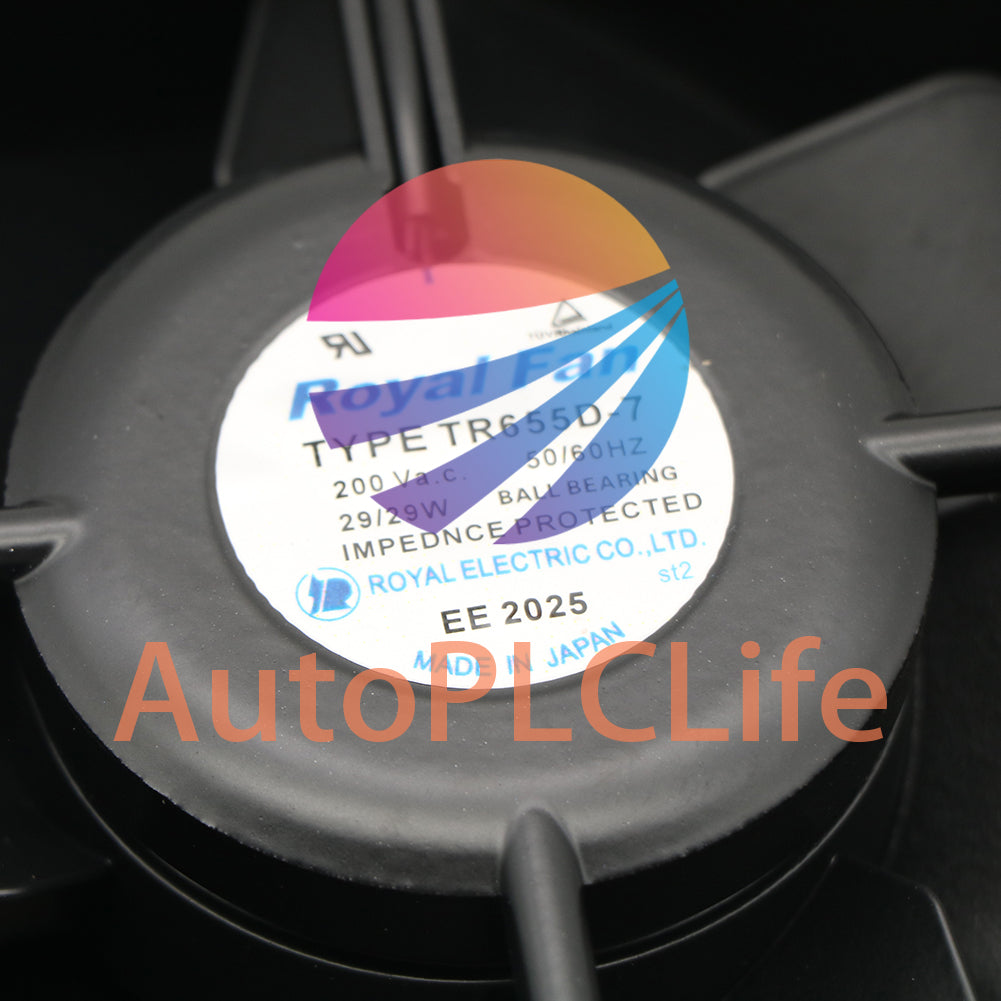 ROYAL FAN TYPE TR655D-7 Metal Fan 200V 50/60Hz 29/29W