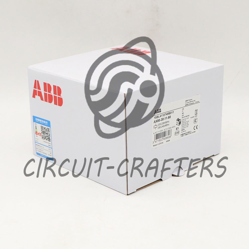 1PCS ABB AC Contactor AX80-30-11-80 1SBL411074R8011 220-230V