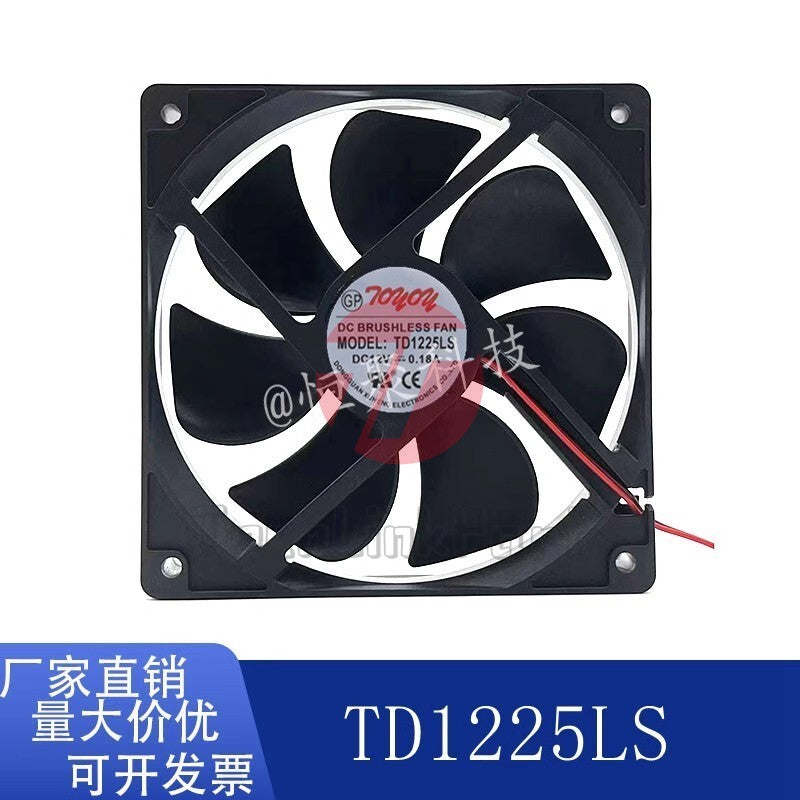 TONON TD1225LS 12V 0.18A 12CM 12025 Chassis Mute Cooling Fan