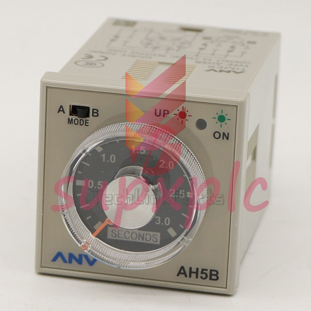 1 pcs ANV AH5B 3S 220V time relay timer #F