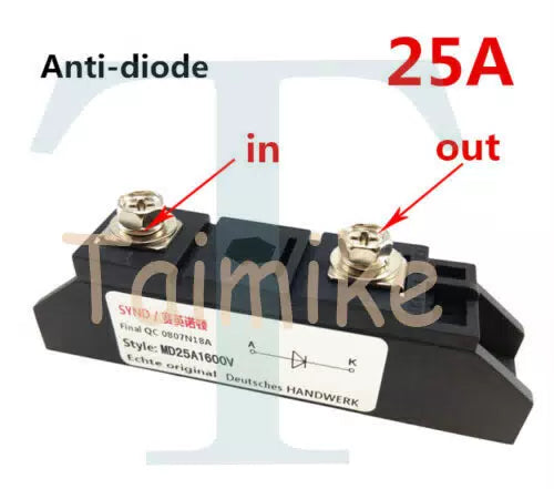 25A 1600V anti-back charge diode MD25A1600V anti-diode [1]