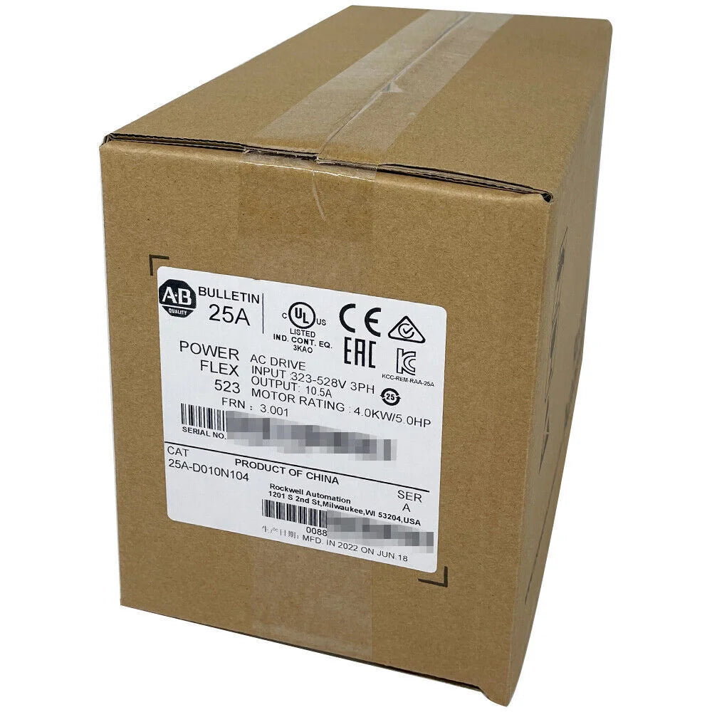 25A-D010N104 Sealed AB PowerFlex 523 4kW 5HP AC Drive - SEALED AB [1]