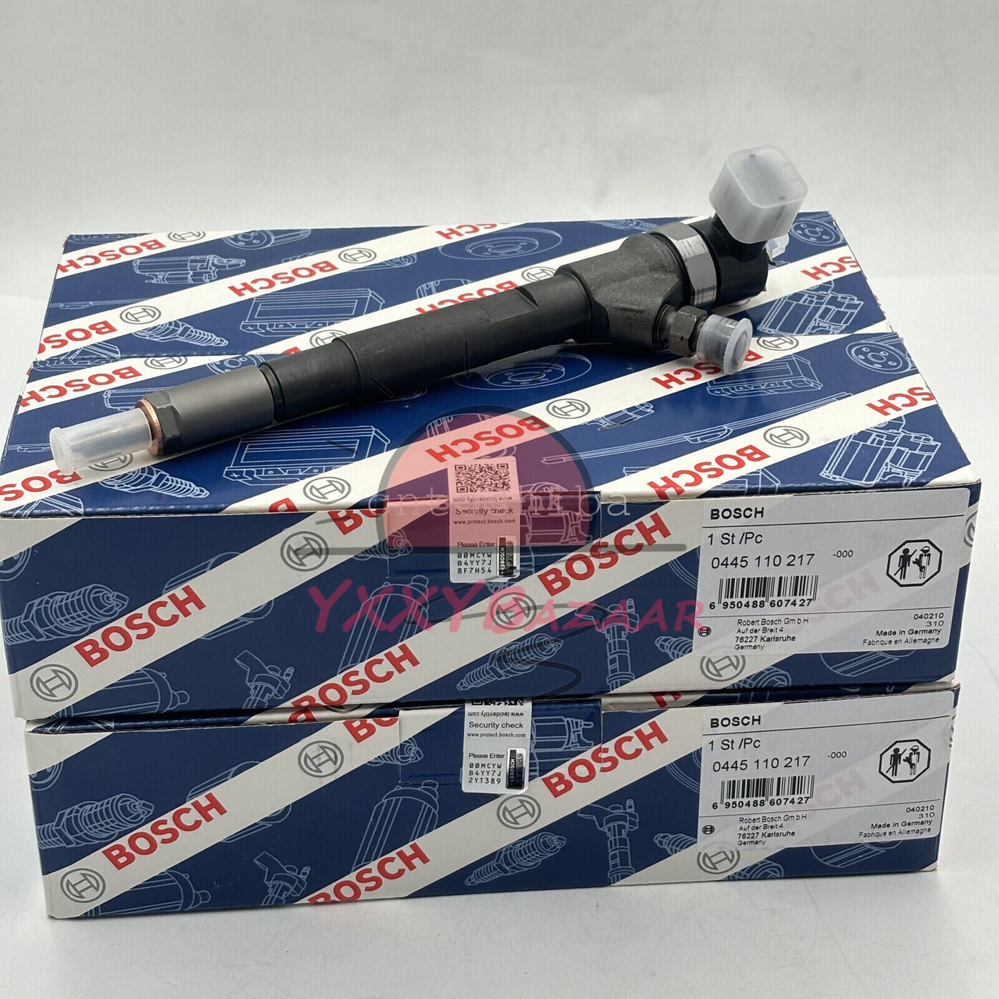 4PCS 0445110217 Bosch Diesel Fuel Injector For Jeep Liberty CRD 2.8L 2005-2006
