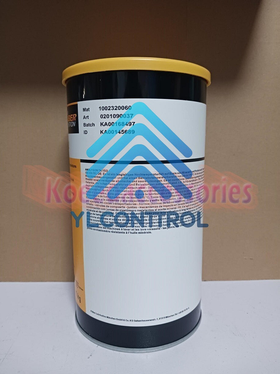 KLUBER Lubrication AMBLYGON TA 15/2 Grease 1Kg ( 2.2 LB ) free ship