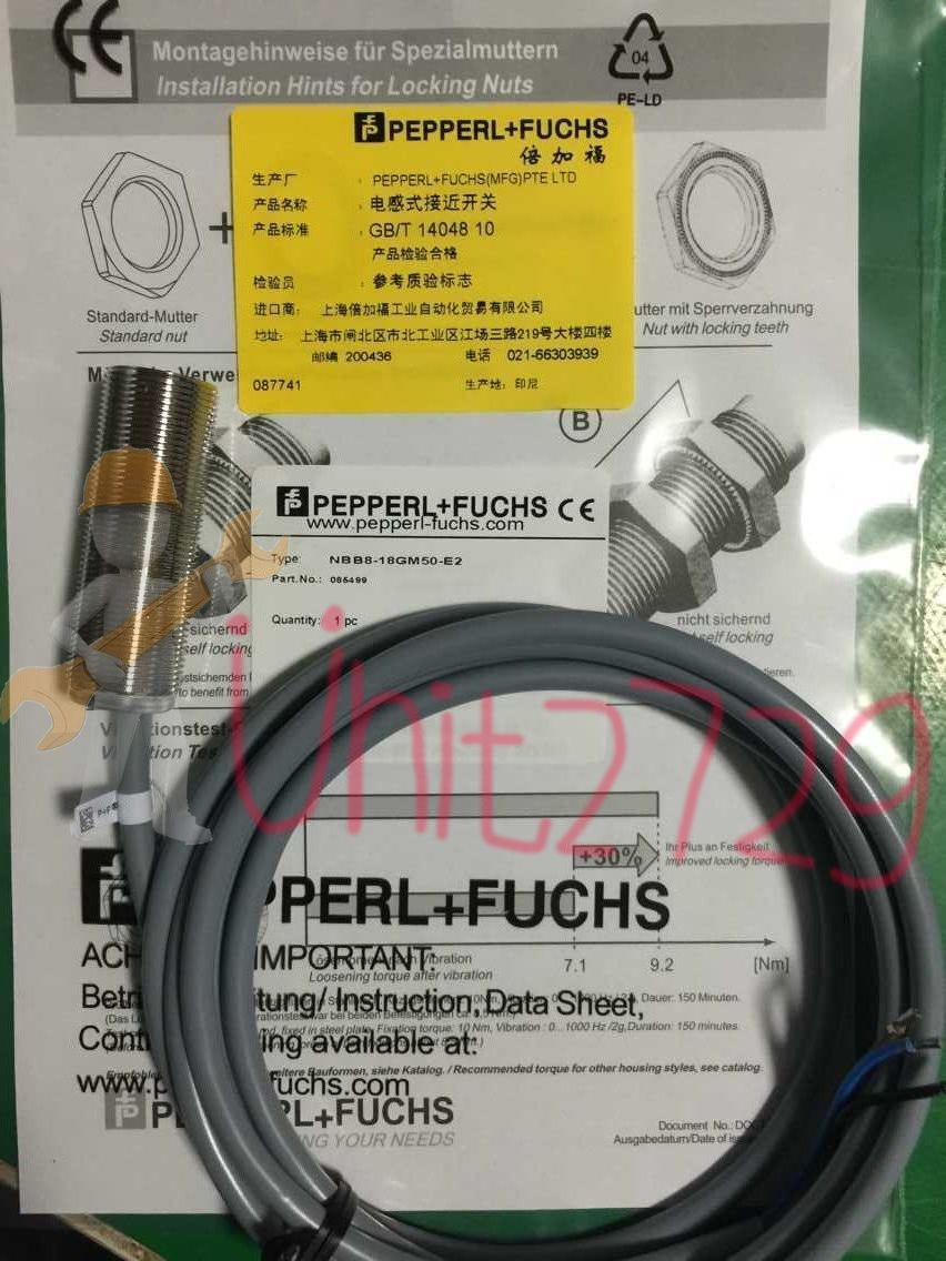 PepperL+Fuchs NBB8-18GM50-E2 Proximity Switch free shipping