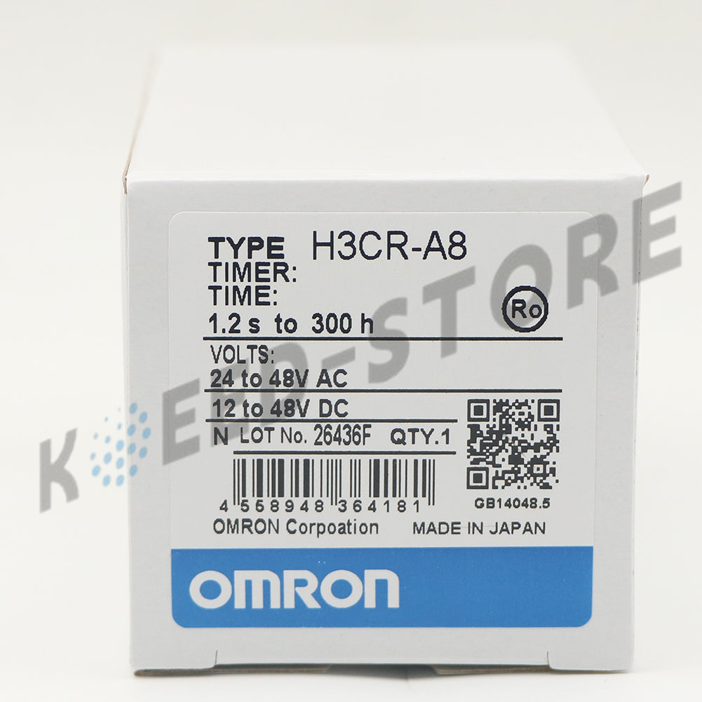 1x Omron H3CR-A8 H3CRA8 24-48VAC 12-48VDC Timer