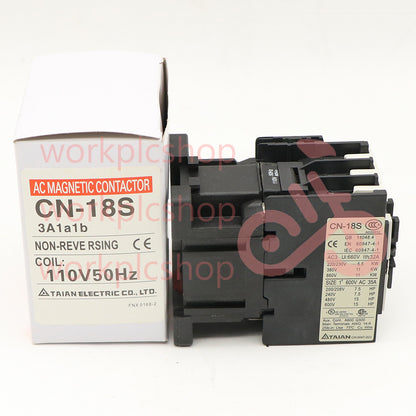 1PCS TECO CN-18S 110V AC Contactor #US