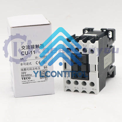 1Pcs TECO CU-11 3A1a 24V AC contactor