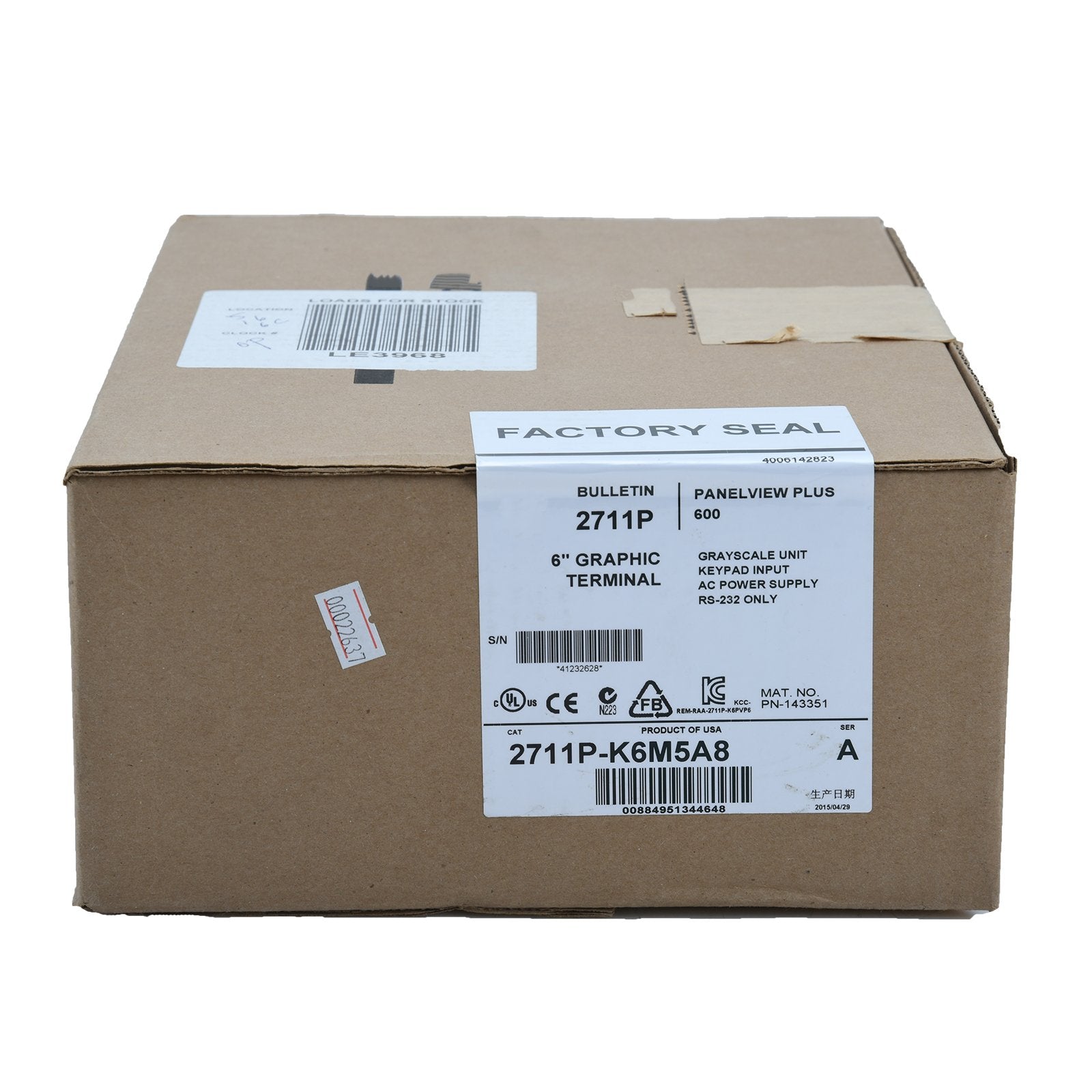 2711P-K6M5A8 KOEED 500+, 80%, Allen-Bradley, import_2020_10_10_031751, Other