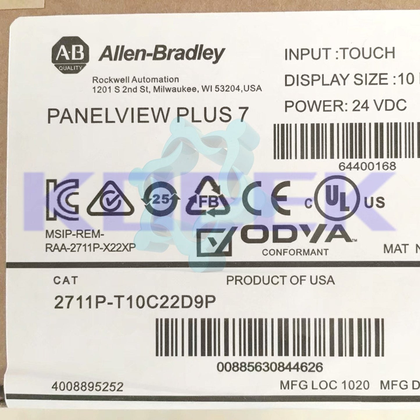 2711P-T10C22D9P - ALLEN BRADLEY