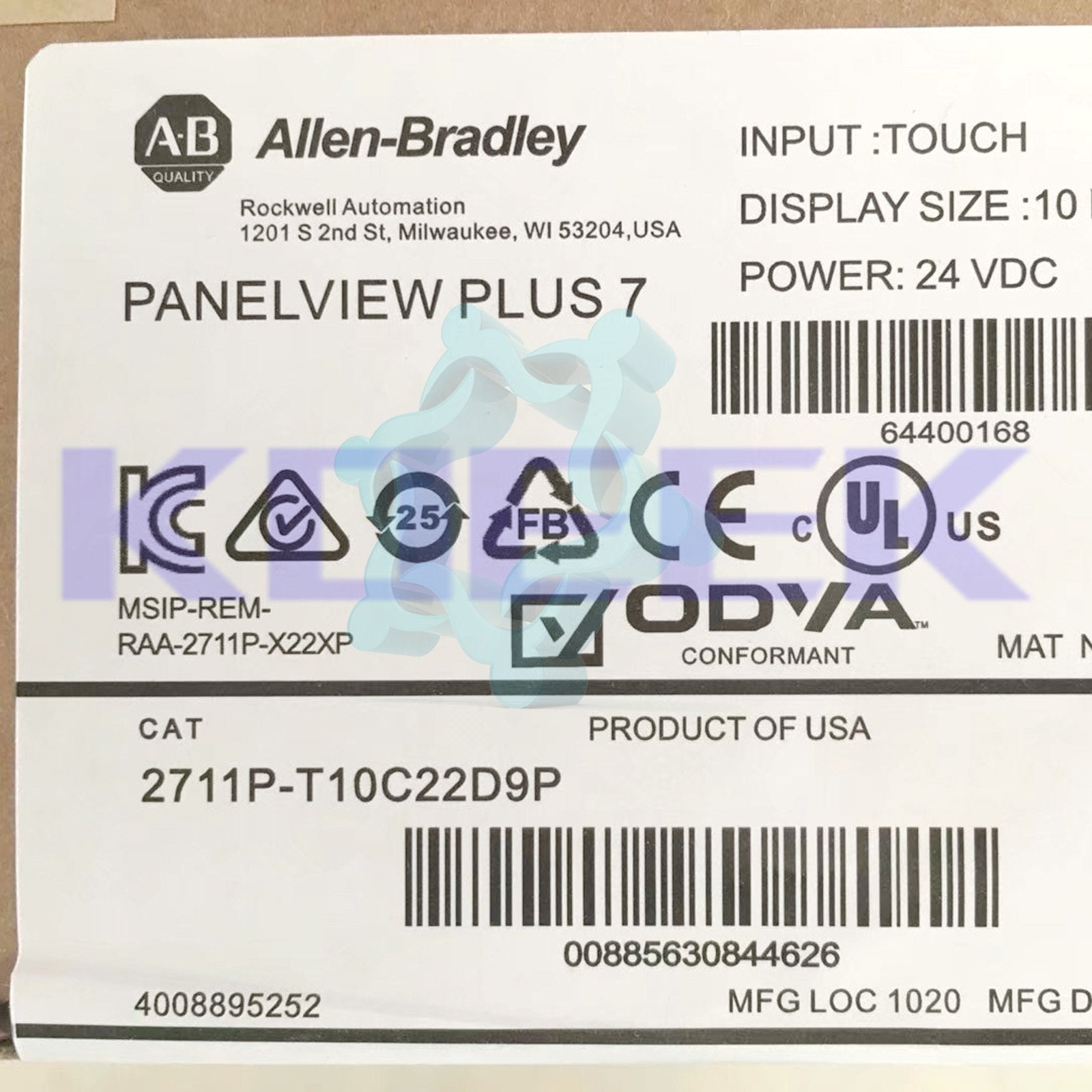 2711P-T10C22D9P - ALLEN BRADLEY