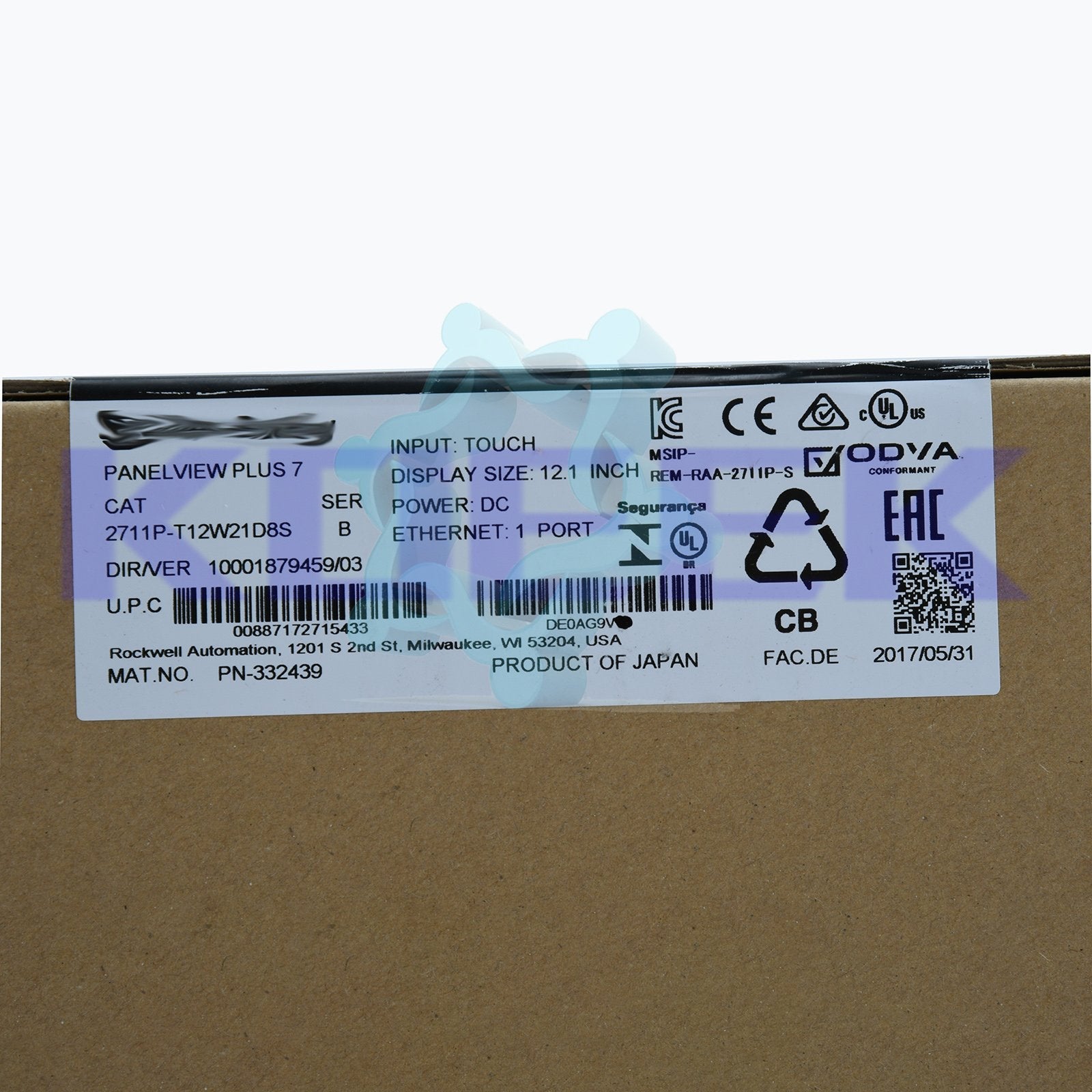 2711P-T12W21D8S KOEED 500+, 80%, Allen-Bradley, import_2020_10_10_031751, Other